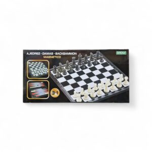 AJEDREZ DAMAS BACKGAMMON MAGNETICO